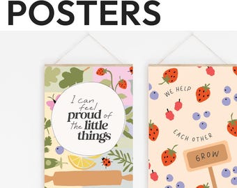 Wachstum Mindset Klassenzimmer Poster | Inspirierende Frühlings-Gartendeko | Positive Klassenzimmer Zitate