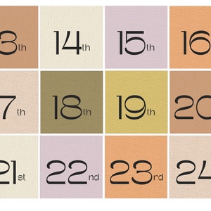 Groovy Vintage Retro Theme Classroom Decor Editable Flip Calendar ...