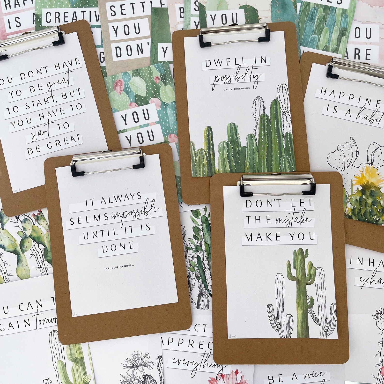 CACTUS Classroom Decor Bundle Etsy