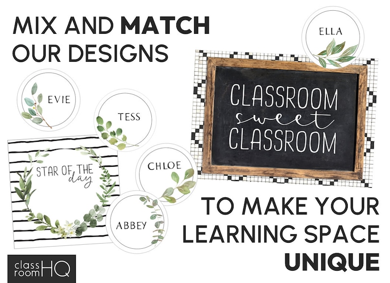 Editable Classroom Labels Neutral Botanical Decor | Classroom Signs Labels | Teacher Organisation Decor | Boho Neutral Classroom | BOTANICA image 7