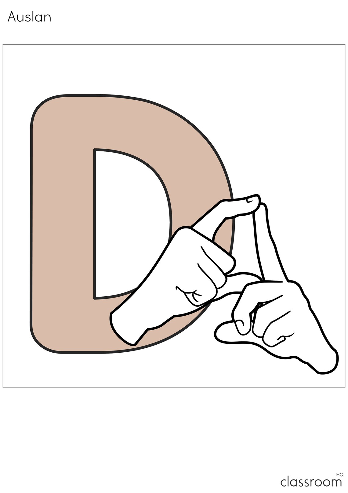 Neutral Classroom Decor ASL + Auslan Alphabet Posters | B+W NEUTRALS ...