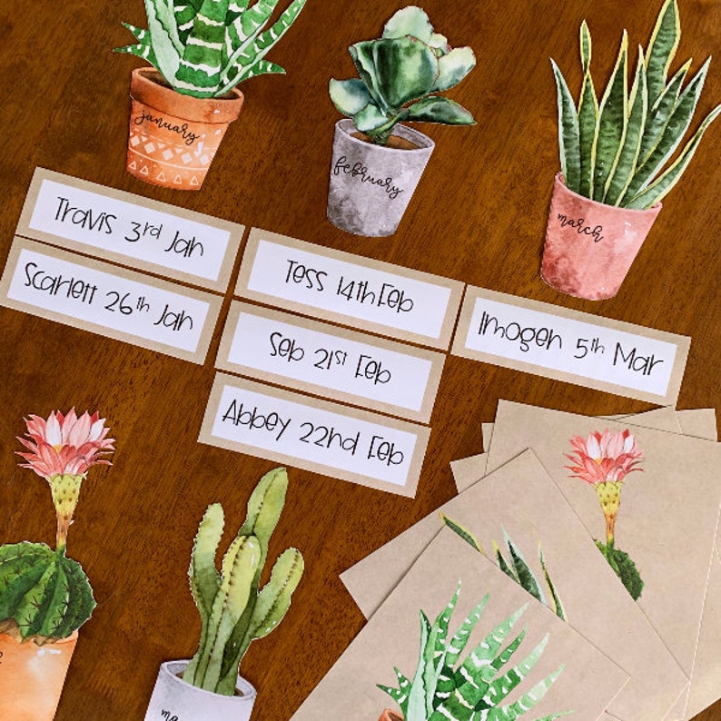 CACTUS Classroom Decor Bundle Etsy