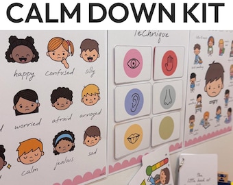 Calm Down Corner Kit | Editable SEL Classroom Decor | Garden Classroom Calm Corner Printables | SPRING GARDEN Classroom Setup