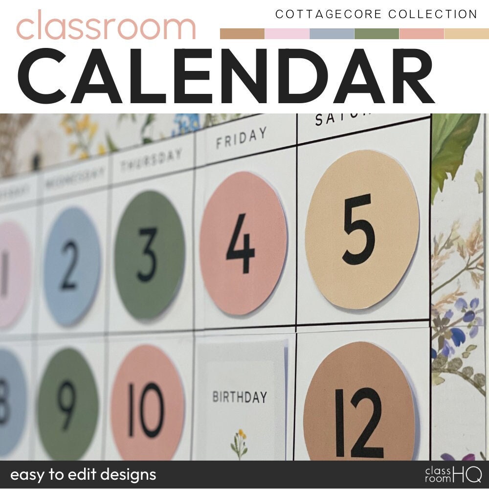 Vintage calendar wall - Etsy 日本