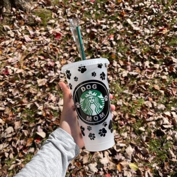 Dog Mom Starbucks Venti Tumbler l Personalized Tumbler l Reusable l Dog Mama l Dog Mom Cup l Fur Mom