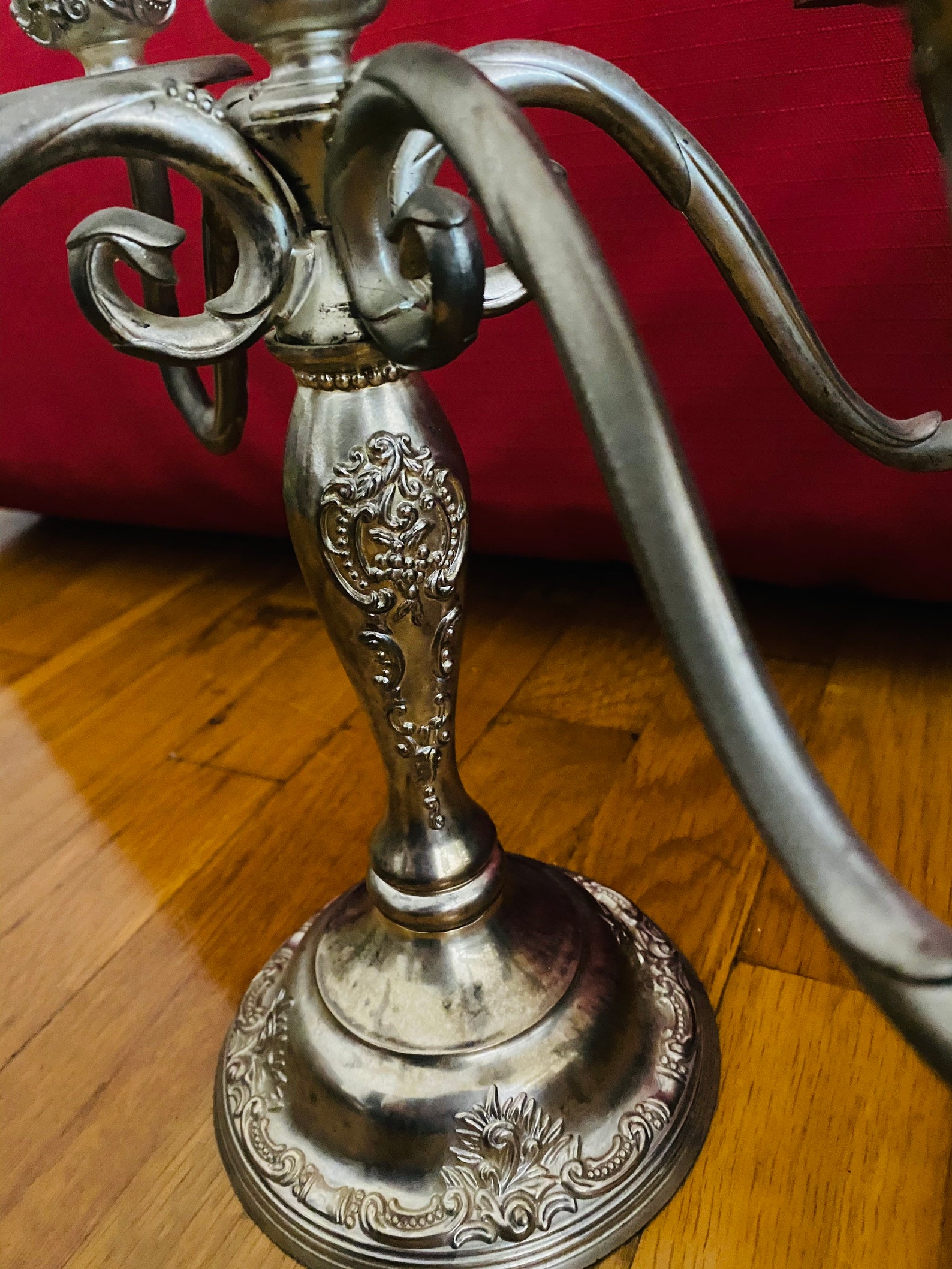 Vintage Godinger Silver Art GSA 5 Candle Holder Candelabra Etsy