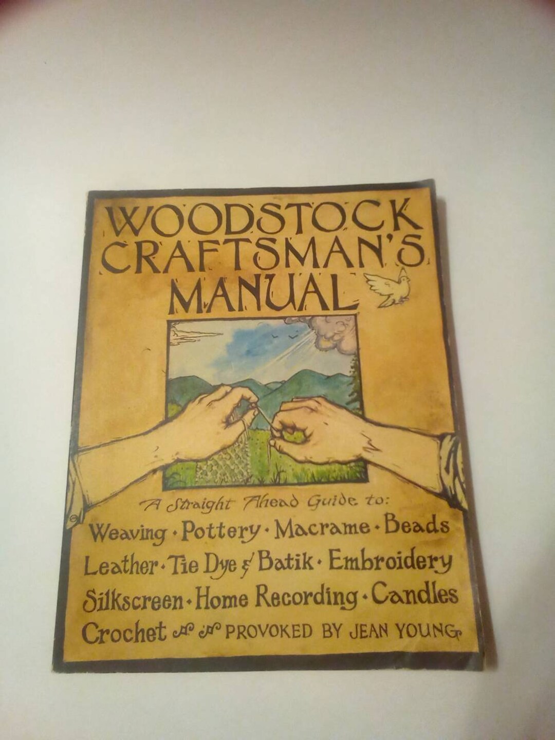 Woodstock Craftsman's Manual 1972 Weaving Pottery Tie Dye Etsy
