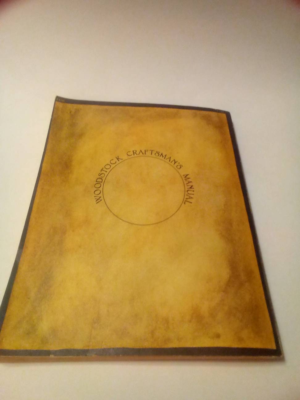 Woodstock Craftsman's Manual 1972 Weaving Pottery Tie Dye Etsy