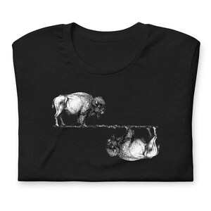 Bison Duality Unisex t-shirt