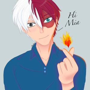 Anime art-style digital art commissions