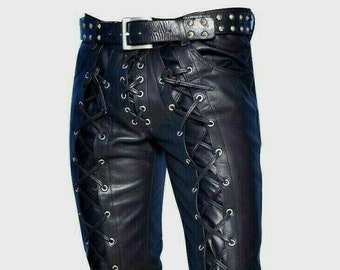 Lace up crotch pants Clearance