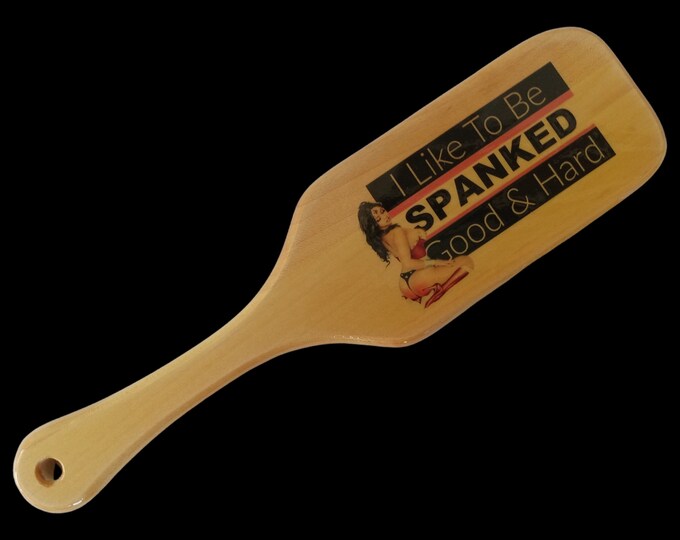Maple Wood Otk Spanking Paddle 11 3 4 X 3 X 3 8 Etsy