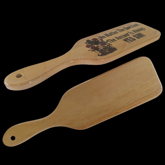 WOOD SPANKING PADDLE