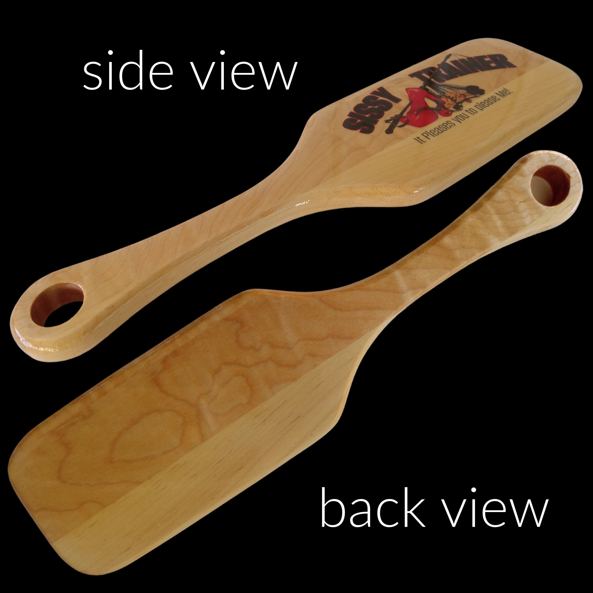 Maple Wood OTK Spanking Paddle 11-5/8 X 3 X 1/2 sissy Trainer - Etsy