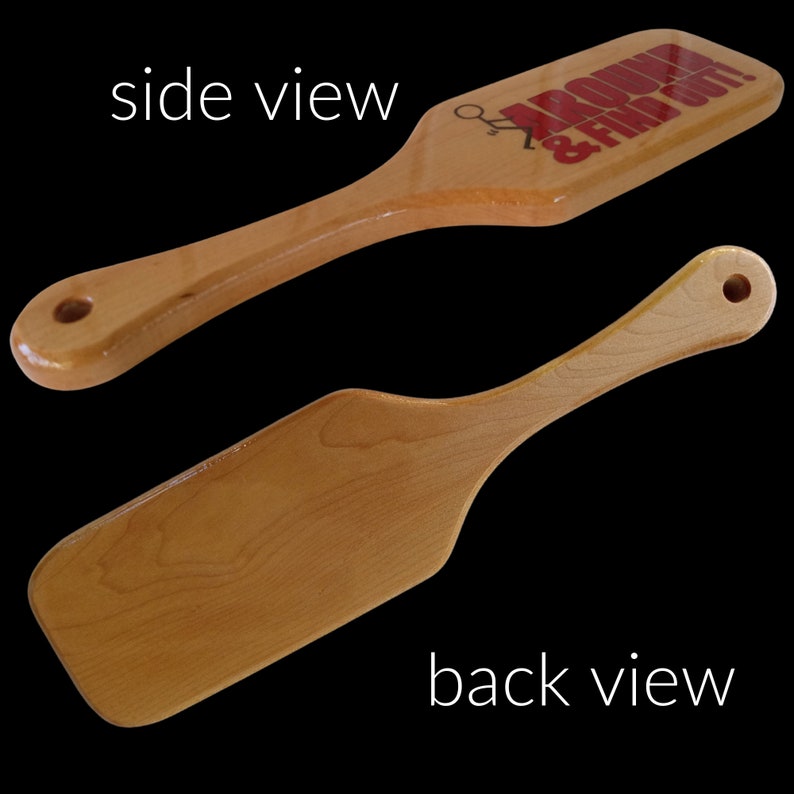 Maple Wood Otk Spanking Paddle 11 5 8 X 3 X Etsy