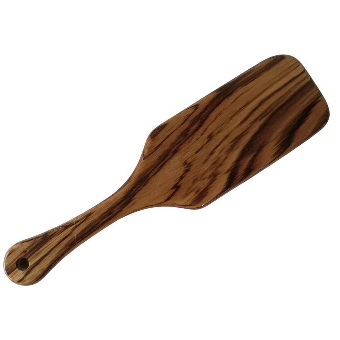 Zebrawood Wood OTK Spanking Paddle Large Brush Sz 111/2 Etsy