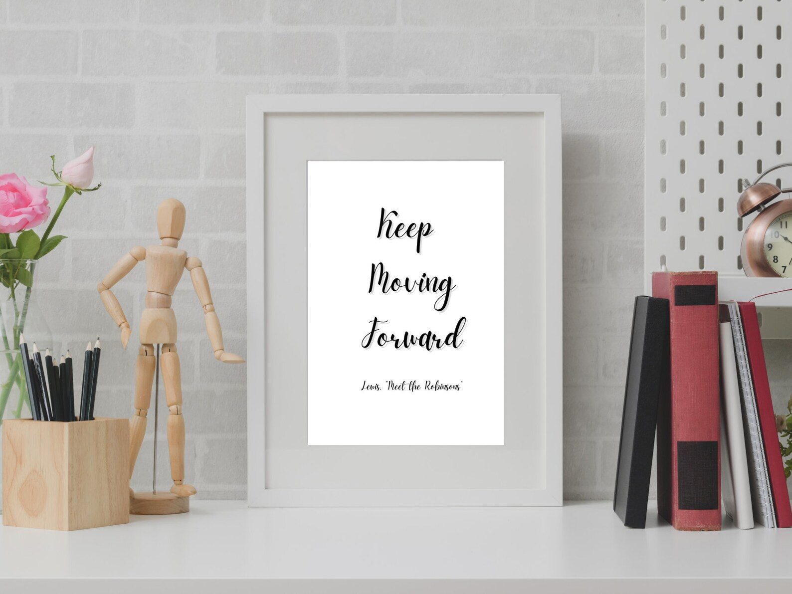 Keep Moving Forward Meet the Robinsons Inspirational Quote Etsy