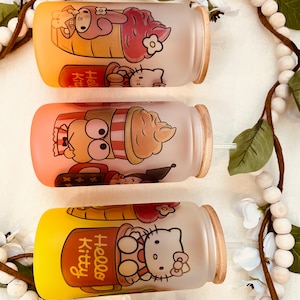 Kitty and friends Glass can