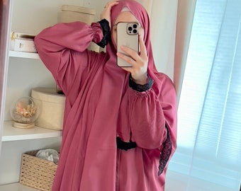 Prayer dress, Prayer Clothes, Prayer Abaya, Prayer gown, Jilbab, Maxi Dress, Prayer Khimar, Salah dress, prayer outfit, Prayer dress muslim