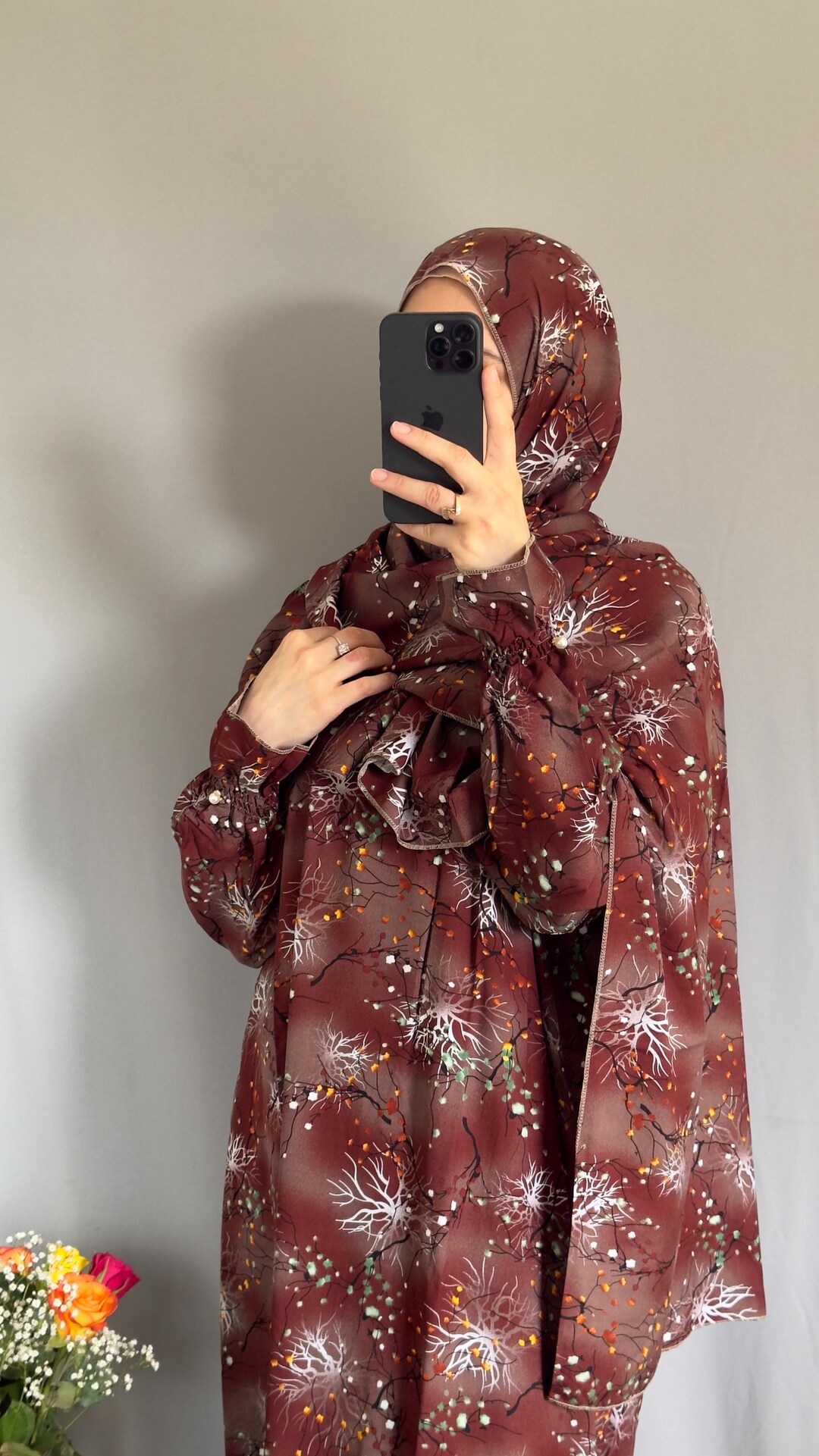Mosque Clothes Cotton Prayer Dress for Women | Modest Islamic Prayer Outfit | One ...