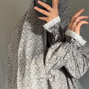 Prayer Dress Abaya Jilbab Maxi Dress Khimar Muslim Prayer Dress Modest Dress Islamic Dress Prayer Abaya for Women Prayer Clothes Salah Dress image 15
