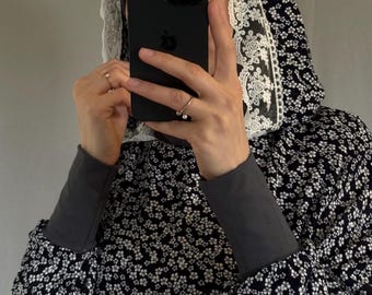 Hooded Prayer Dress, Overhead Jilbab, 1 Piece Muslim Women Prayer Garment, Islamic Dress, Salah dress, Islamic Muslim prayer dress gift set