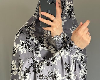 Ramadan Abaya / Overhead Abaya / Prayer Abaya Set / Prayer Dress for Woman / Prayer Clothe Muslim / Prayer Gown / Prayer Outfit/ Salah Dress