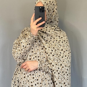 Abi Kaftan Eleganti Musulmani Con Maniche Smock E Cappotto - Foto 2
