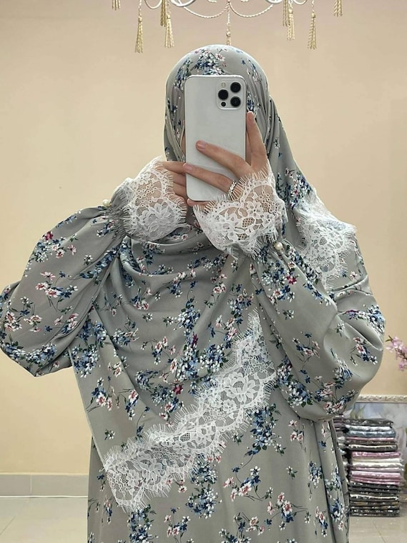 Khimar Prayer set Hijab,Prayer Robe Jilbab Luxury Prayer Dress Abaya Islamic gift Islamic Dress Prayer Abaya Maxi Dress Long Dress