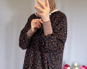 Gebets-Abaya mit Kapuze, Gebets-Set, Gebets-Abaya für Frauen, Einteiliges Gebetskleid, Gebetskleidung, Gebetskleidung, Islamisches Geschenk-Set, Khimar