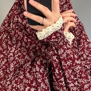 Prayer Dress Abaya Jilbab Maxi Dress Khimar Muslim Prayer Dress Modest Dress Islamic Dress Prayer Abaya for Women Prayer Clothes Salah Dress image 8