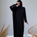Prayer Dress Abaya Jilbab Maxi Dress One Piece Muslim Women Prayer Garment Eid Gift Long Dress Khimar Islamic gifts Salah dress Prayer set 