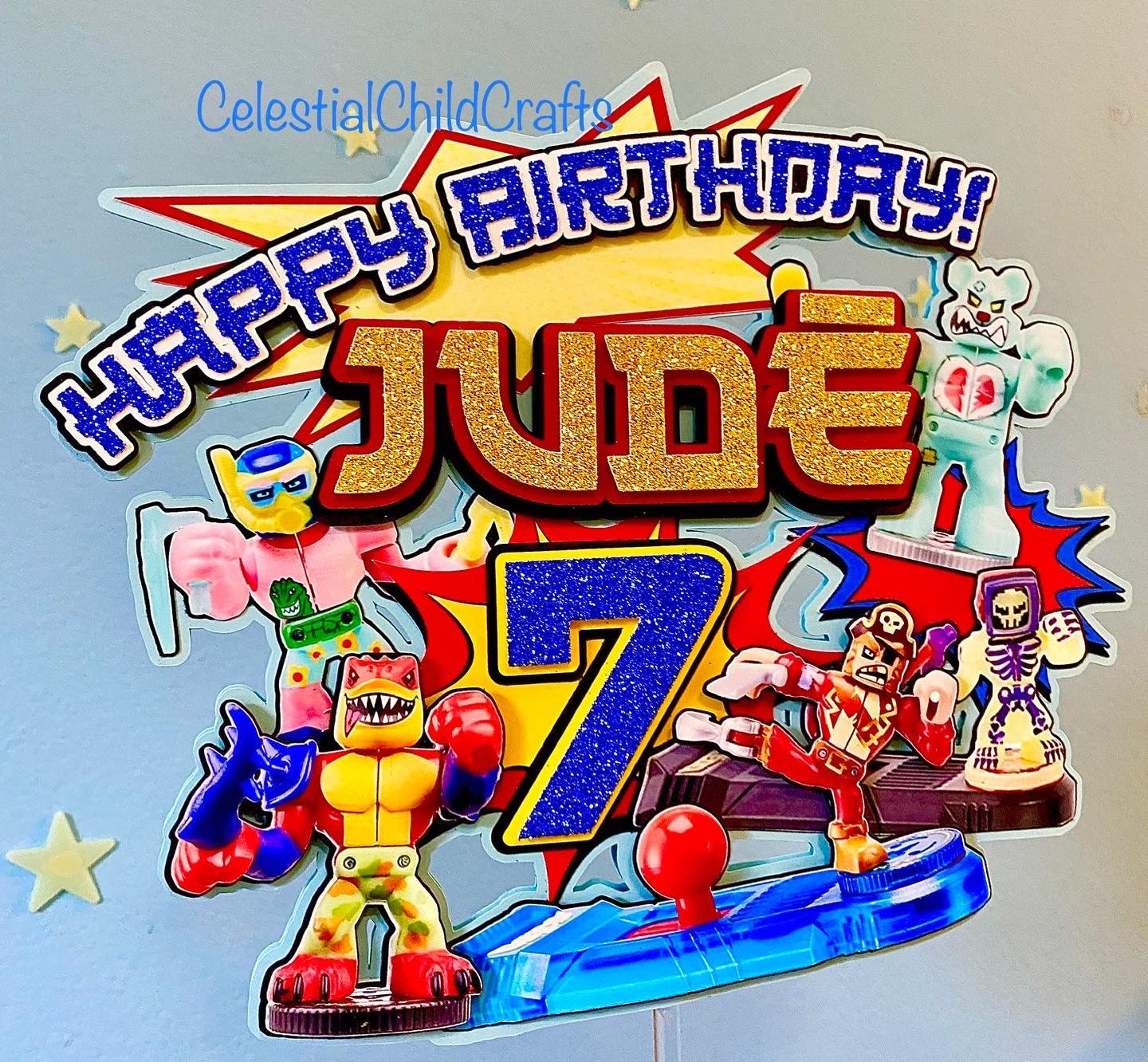 Akedo Warriors Cake Topper Anniversaire Choisissez vos personnages