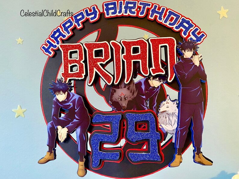 Jujutsu Kaisen Cake Topper