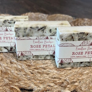 Rose Petals Soap Bar - Handmade Soap