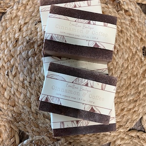 Cinnamon & Coffee Soap Bar - Handmade soap