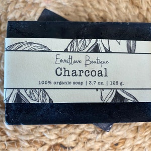 Charcoal Soap Bar - Handmade soap