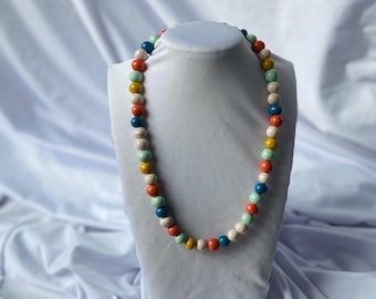 Clay Bead Necklace