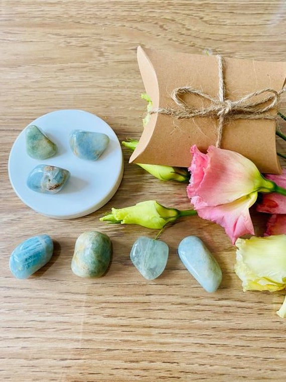 Pierre Roulée Aigue Marine