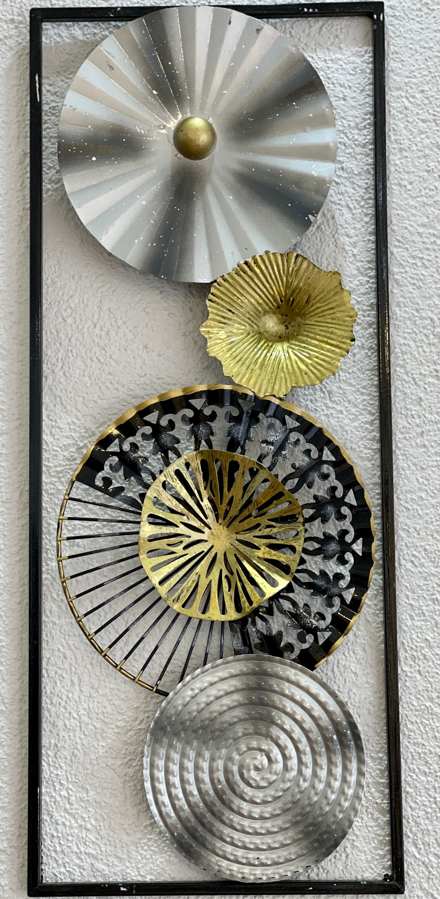 Wandbild Gold Moderne Wandskulptur „Goldene Blät Produktbild-Vorschau 7