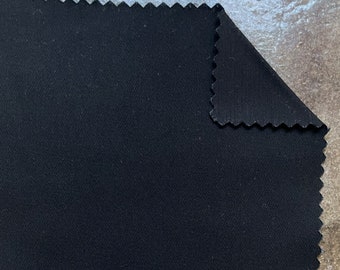 Black Twill Fabric MT VERNON 3 Yards 8.7 oz 98%Cotton 2 Spandex 58/60"