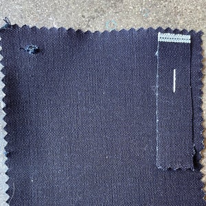 Japanese Navy selvedge canvas fabric by the yard Limited Rare Fabric Rigid Wax Feel