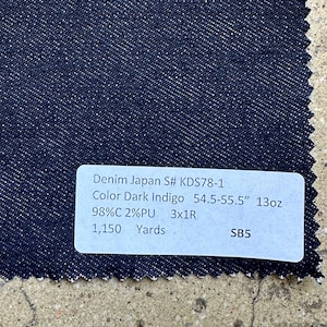 Tessuto denim giapponese best sale
