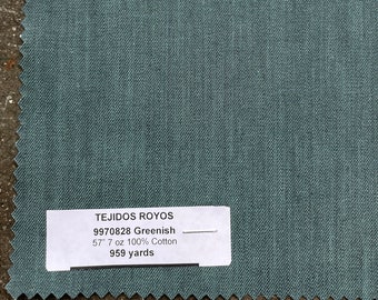 3 yards Aqua Denim / Light blue Denim Fabric by the yard 57&quot; 7oz medium lightweight Cotton