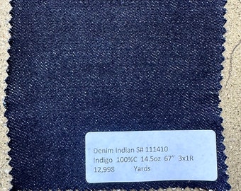Baumwoll Jeansstoff Stretch Denim - Uni Navy Gewaschen