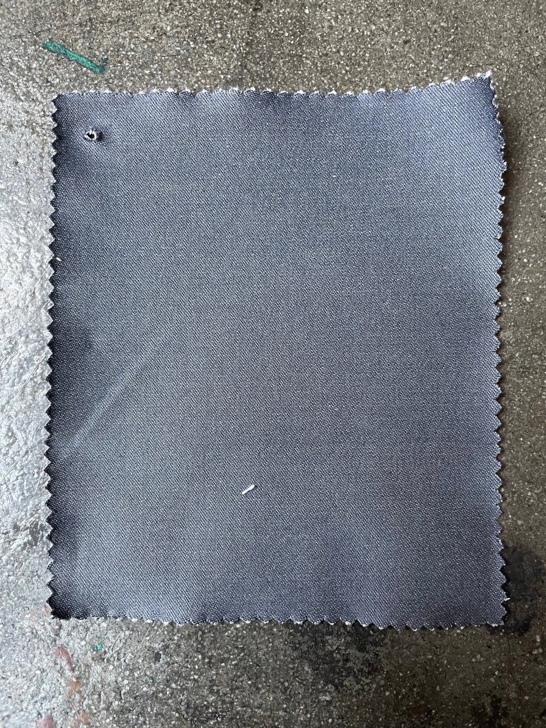 Stretch Denim Italian Gummy Grey 8oz medium lightweight fabric by the yard SUPER SOFT image 1