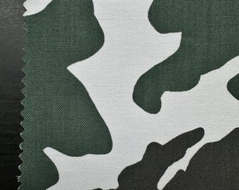 3 yards Japanese Camo Twill Fabric 100% Organic Cotton 8.5 oz 56”
