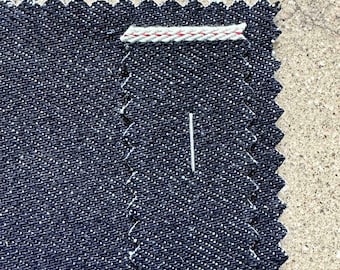 Nihon Menpu Selvedge Denim: Indigo/Gray Weft, 13oz, 32" Wide (5 Yards)