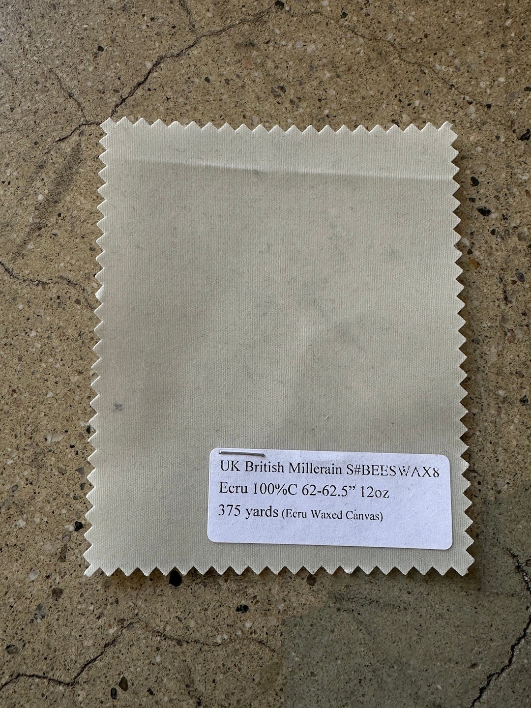 Millerain waxed cotton fabric outlet