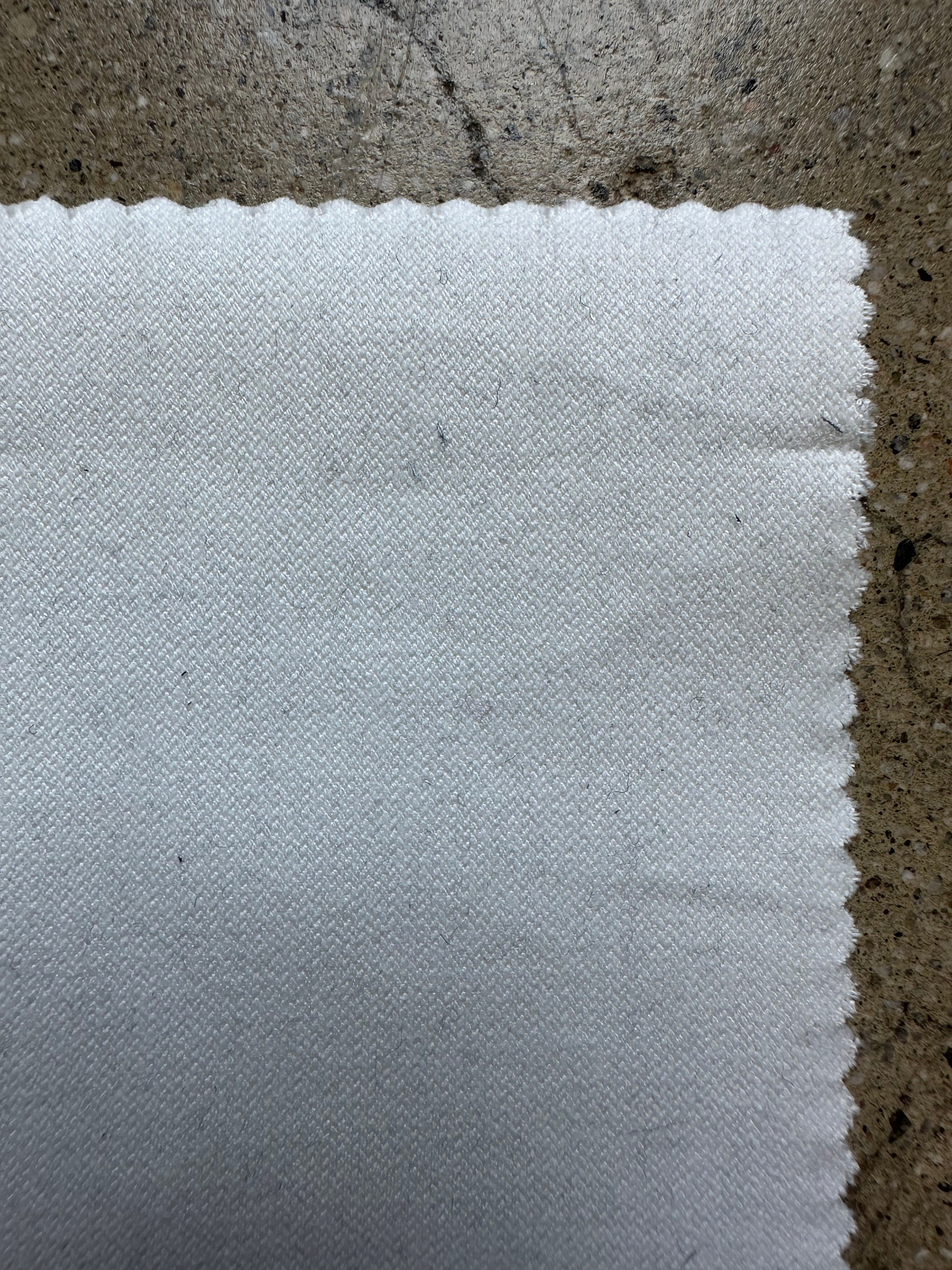 3 Yards Japanese Twill White Fabric Japan PFD 98 Cotton 2 PU 7 Oz